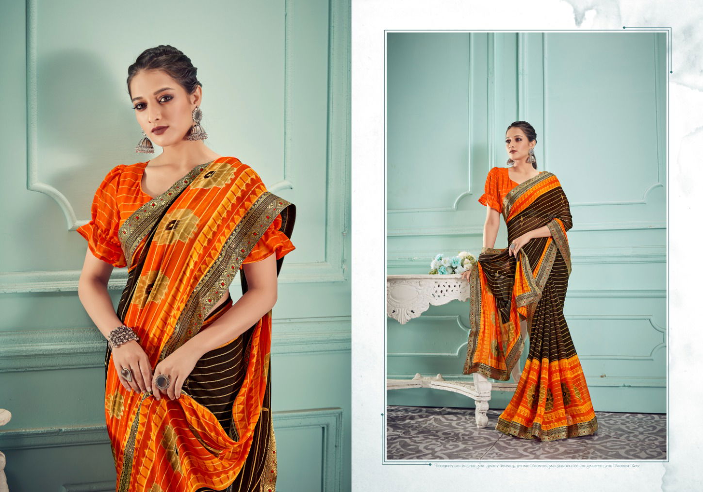 Shangrila By Ynf Georgette Daily Wear Sarees Catalog
